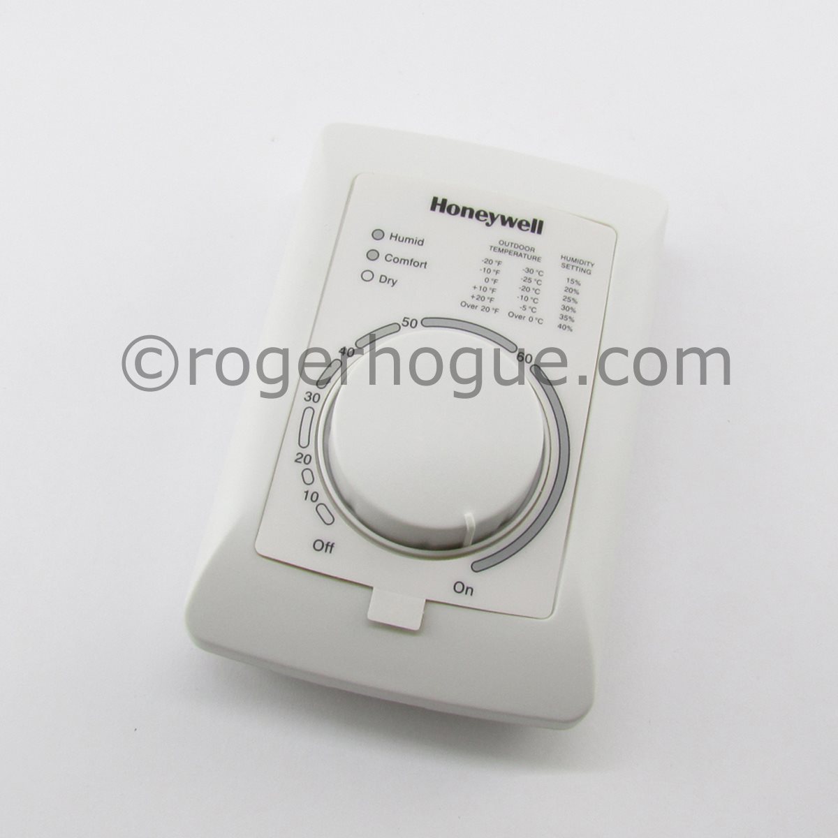 Honeywell H8908DSPST MANUAL DEHUMIDISTAT